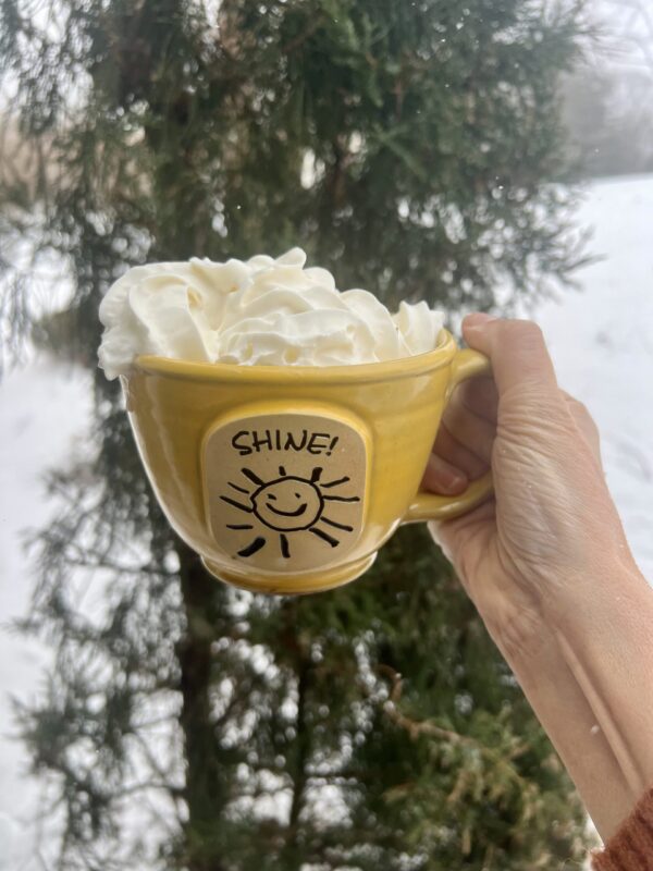 Yellow Shine Latte Mug