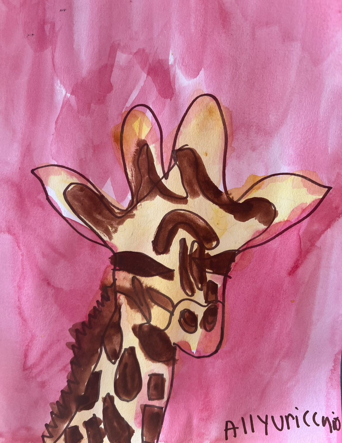 Giraffe Artwork